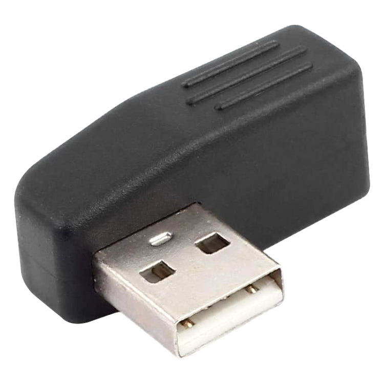 USB 2.0 AM to AF Adapter with 90 Degree Angle, Support OTG Function, 90 Degree Right Angled, 90 Degree Lelf Angled