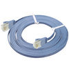 50m CAT6 Ultra-thin Flat Ethernet Network LAN Cable, 50m Blue