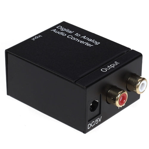 Digital to Analog Audio Converter , Spdif+Coaial to 2RCA--