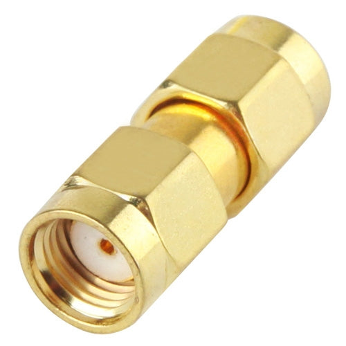 Gold Plated RP-SMA Male to RP-SMA Male Adapter, RP-SMA Male to RP-SMA Male