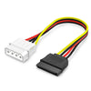 4 Pin IDE to Serial ATA SATA Power Cable Adapter (15cm)