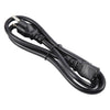 Universal US 3 Prong AC Power Cords for Desktop Computer Printer Monitor Plug, Length: 1.8m, 1.8m