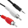 Normal Quality Jack 3.5mm Stereo to RCA Male Audio Cable
