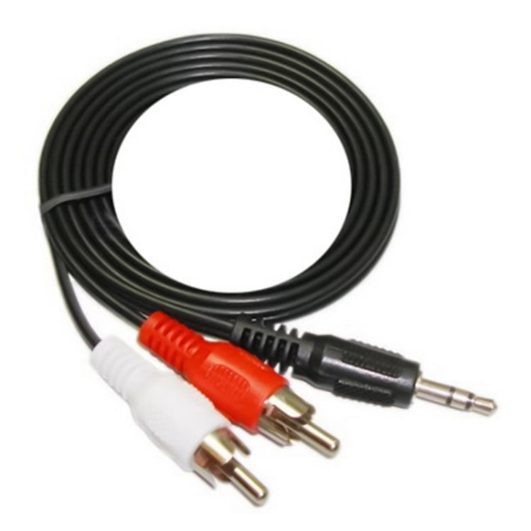 Normal Quality Jack 3.5mm Stereo to RCA Male Audio Cable, Length: 3m, Length: 3m