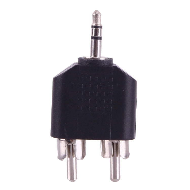 2 RCA Male to 3.5mm Male Jack Audio Y Adapter, 2 RCA Male to 3.5mm