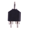 2 RCA Male to 3.5mm Male Jack Audio Y Adapter, 2 RCA Male to 3.5mm