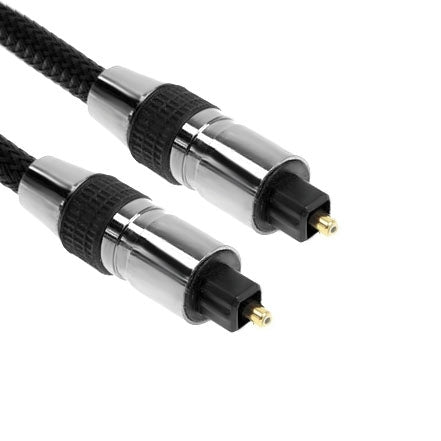 Braided Optical Audio Cable, OD: 5.0mm, Length: 2m, OD: 5.0mm