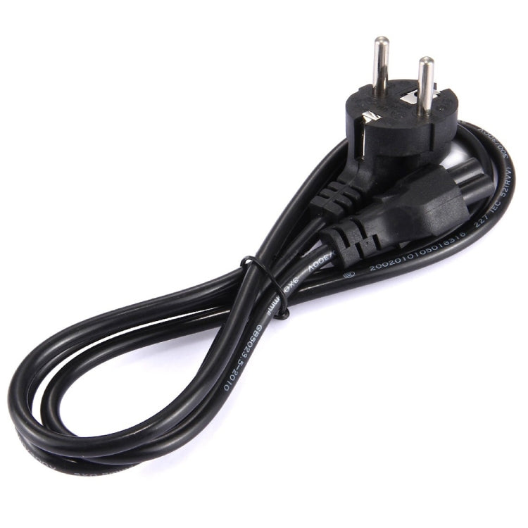 1.2m 3 Prong Style EU Notebook Power Cord, EU Plug, Length:1.2m