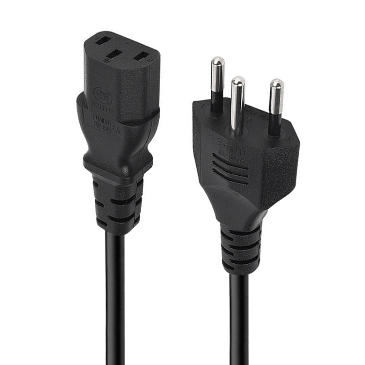 3 Prong Style Brazil AC Power Cord, Length: 1.5m ( OD5.5 ), Brazil Plug, 1.5m (OD5.5)