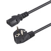 EU Plug Computer PC Power Cord 3 Pin Cable