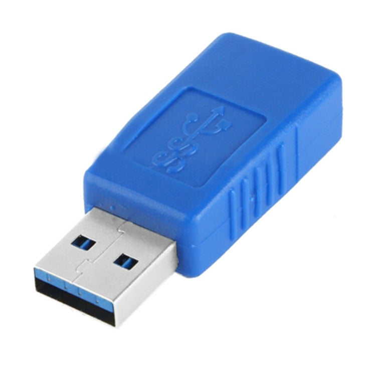 USB 3.0 AM to USB 3.0 AF Cable Adapter (Blue), AM to AF, UP Angle AM to AF