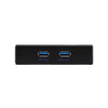USB 3.0 Front Panel Floppy Disk Bay 20 Pin 2 Ports HUB Bracket Cable, 2 Ports USB 3.0 (Black)