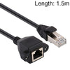 RJ45 Female to Male CAT5E Network Panel Mount Screw Lock Extension