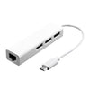 Type-C to 3 x USB and RJ45 Multi-function Adapter