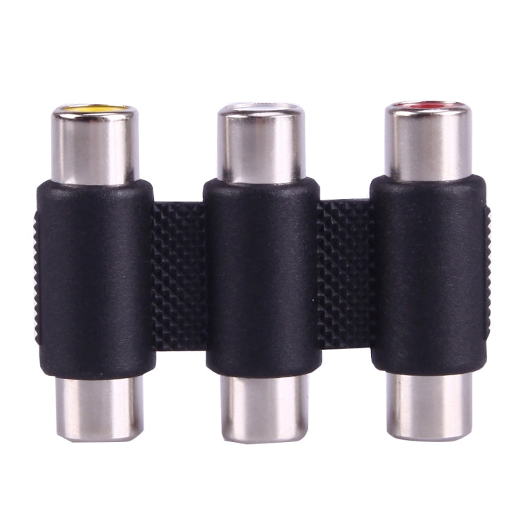 Female to Female AV 3 RCA Audio Video Coupler Adapter, 3 RCA AV Female to Female