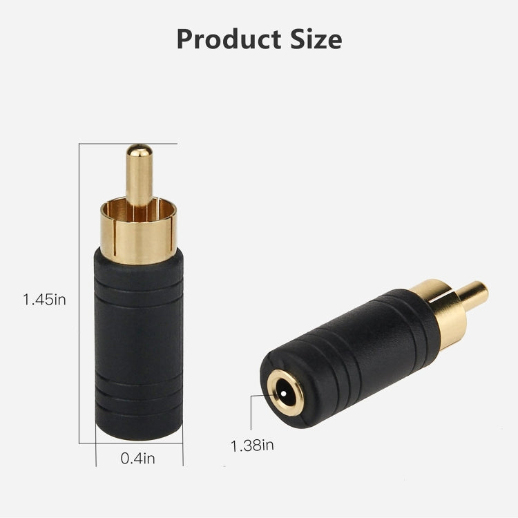 RCA Plug to 6.35mm Stereo jack, RCA Male to 6.35mm