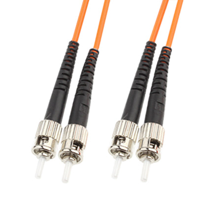 ST-ST Dual-Core Multi Mode Fiber Optic Jumper, Dual-Core Multi Mode