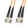 ST-ST Dual-Core Multi Mode Fiber Optic Jumper, Dual-Core Multi Mode