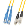 SC-FC Dual-Core Single Mode Fiber Optic Jumper,Length: 3m, Dual-Core Single Mode