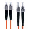 FC-ST Dual-Core Multi Mode Fiber Optic Jumper,Length: 3m, Dual-Core Multi Mode