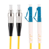 LC-FC Dual-Core Single Mode Fiber Optic Jumper,Length: 3m, Dual-Core Single Mode