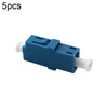 5pcs LC-LC Single-Mode Simplex Fiber Flange / Connector / Adapter /