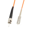 SC-ST Single-Core Multi Mode Fiber Optic Jumper,Length: 3m, Single-Core Multi Mode