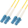 LC-LC Dual-Core Single Mode Fiber Optic Jumper,Length: 3m, Dual-Core Single Mode