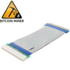 PCI 32bit Riser Card Extender Flexible Cable Ribbon Adapter
