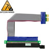 PCI-E Express 16X to 1X Riser Card Adapter Flex Extension Cable, 16X to 1X Length: 15cm