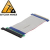 PCI Express 16X Riser Card Extender Flexible Extension Cable Ribbon