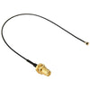 U.fl / IPX to RP SMA Female Pigtail for Wifi Network, Cable Length: 18cm, 18cm RP-SMA Female Black