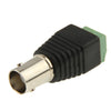 10 PCS Green Power to BNC Coaxial Female Adapter Connector for CCTV