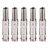 5 PCS Straight Female BNC Connector for DVR / Cable, Female BNC Connector