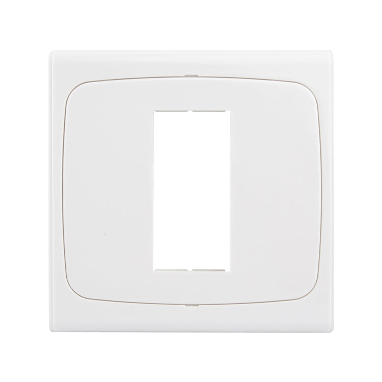 Wall Plate with Screw for Blank Inserts - 1 Hole