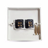 Electric Wall Switch (Size: 86 x 86mm), 2 Switch
