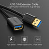 Ugreen 50cm USB 3.0 Male to Female Data Sync Super Speed Transmission Extension Cord Cable, Length: 50cm