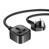 Yesido MC28 UK Plug to Universal Power Plug Extension Cable