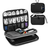 Multi-functional Headphone Charger Data Cable Storage Bag Portable Power Pack, Size:M, 25 x 18 x 5cm, 25 x 18 x 5cm (Black), 25 x 18 x 5cm (Grey)