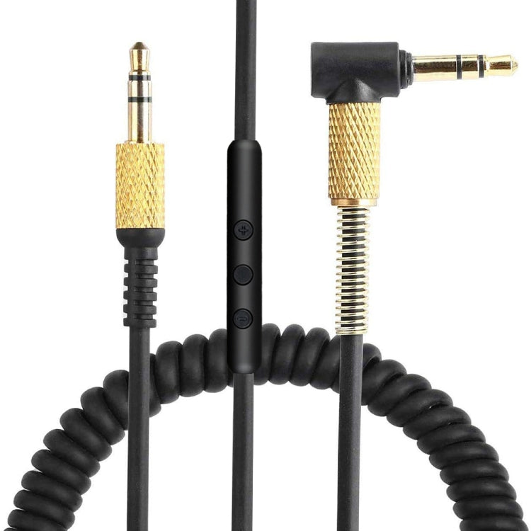 Wire-controlled Call Version 3.5mm Male to Male Earphone Cable for