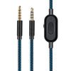 ZS0162 Wired Control Version Gaming Headset Audio Cable for Logitech Astro A10 A40 A30, Wired Control Version