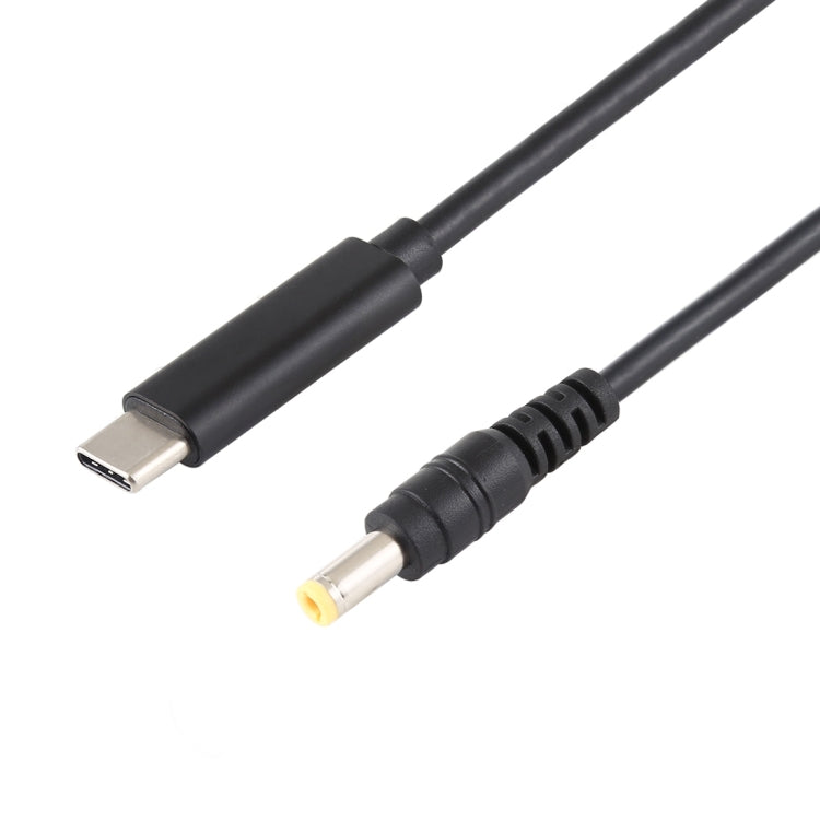 USB-C / Type-C to 5.5 x 2.5mm Laptop Power Charging Cable, Cable Length: about 1.5m(Black), Type-C to 5.5 x 2.5mm(Straight)