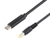 USB-C / Type-C to 5.5 x 2.5mm Laptop Power Charging Cable, Cable Length: about 1.5m(Black), Type-C to 5.5 x 2.5mm(Straight)