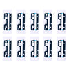 10 PCS for Sony Xperia XA Top & Bottom Front Housing Adhesive, For Sony Xperia XA