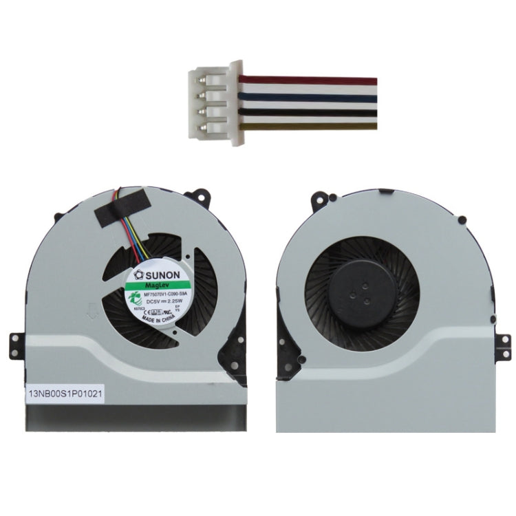 1.56W Laptop Radiator Cooling Fan CPU Cooling Fan for ASUS X550V /