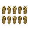 10 PCS Three-claw Copper Clamp Nut for Electric Mill Fittings，Bore diameter: 1.0mm, Bore diameter: 1.0mm