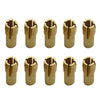 10 PCS Three-claw Copper Clamp Nut for Electric Mill Fittings，Bore diameter: 3.2mm