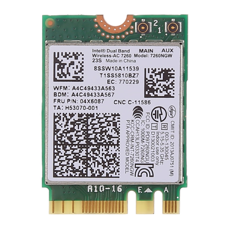 Dual Band AC1200 Wireless NGFF M.2 Wifi Card 7260NGW 7260AC Network