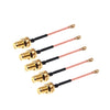 5 PCS RG178 Ufl / IPX / IPEX to SMA Female Adapter Braid Cable