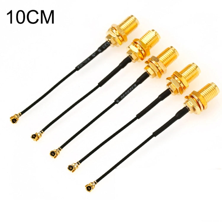 5 PCS / Set RG178 Ufl / IPX / IPEX to SMA Female Adapter Braid Cable
